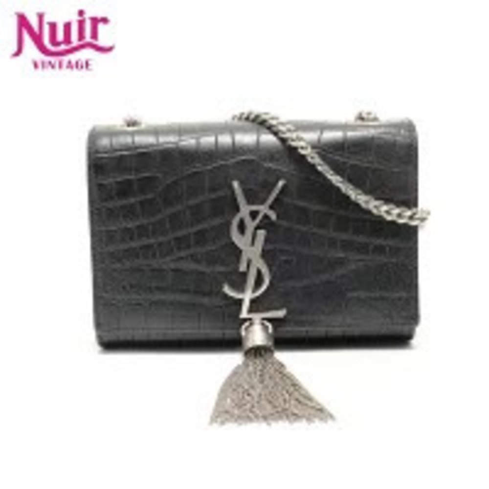 Yves Saint Laurent Kate Chain Shoulder Bag Black